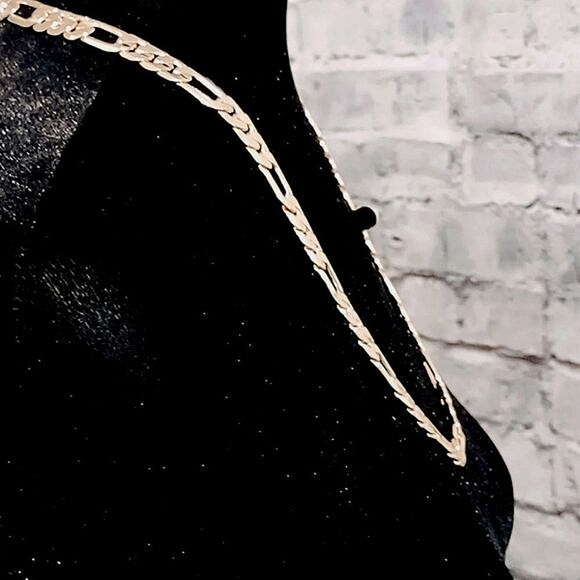 CHUNKY FIGARO CHAIN GOLD PLATED (11.3mm) UNISEX - Picture 2 of 9